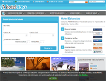 Tablet Screenshot of es.hotelstays.com